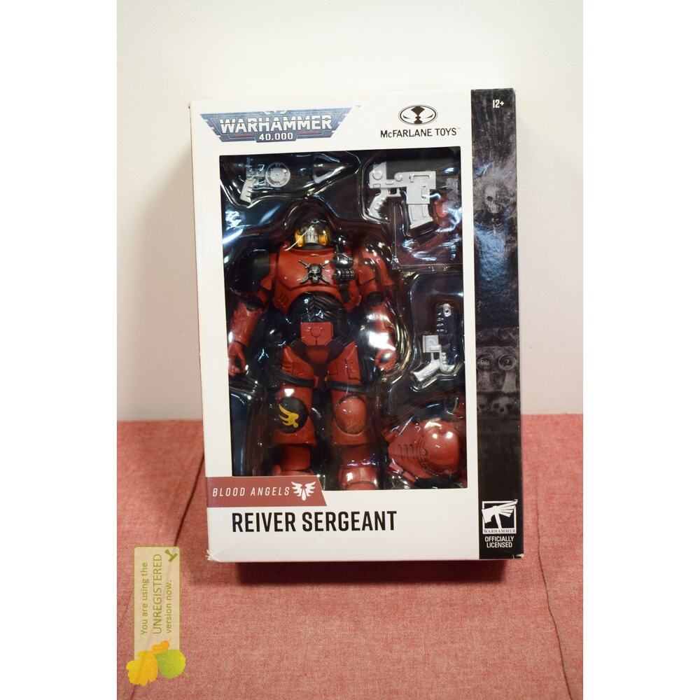 McFarlane Toys Warhammer 40,000 Blood Angels Reiver Sergent Action Figure